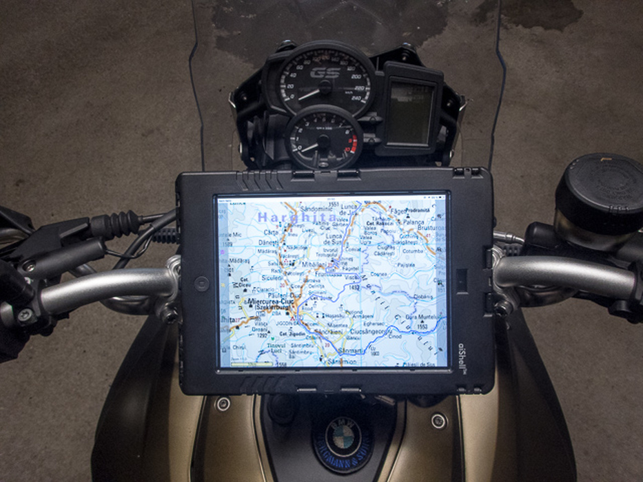 1 Set Navigationspad-Kit Aluminium Für Motorrad GPS-Halterung